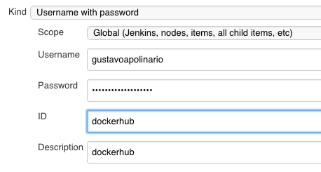 Creating Dockerhub Credentials