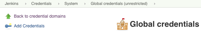 Global Credentials