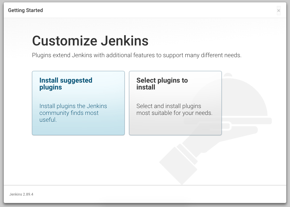 Customize jenkins screen