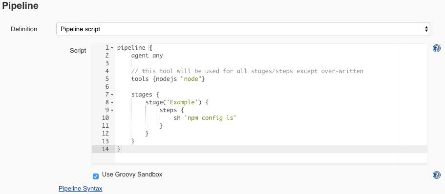 Pipeline Script