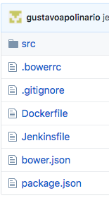 Jenkinsfile inside git project